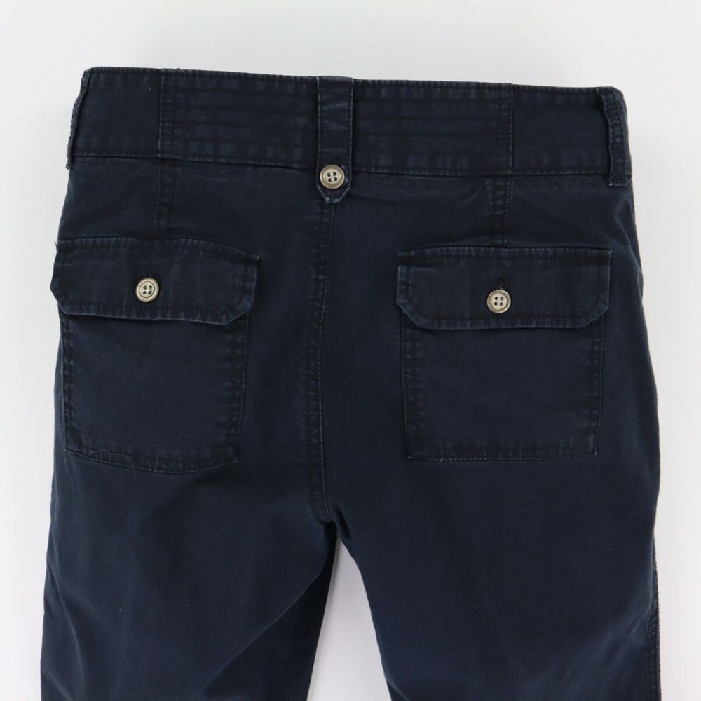 DOCKERS Capri Pants Curvy Fit Mid Rise Womens Sz 6 Very Dark Blue Cotton Pockets - Picture 3 of 6